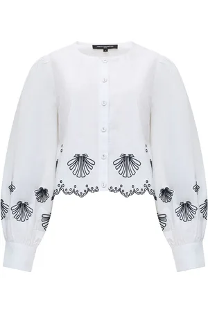 French Connection Cambria 100% Cotton Long Sleeves Shirtxsmall