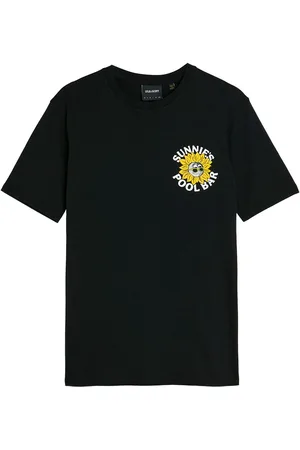 Lyle & Scott Sunnies Pool Bar Graphic 100% Cotton T ShirtMiddel