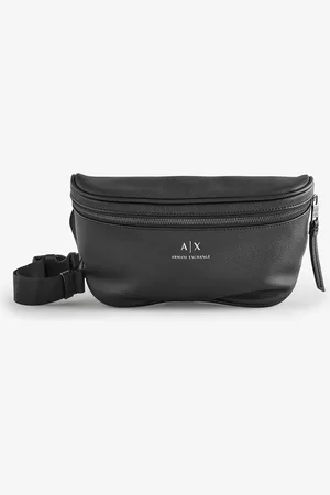 Armani Exchange Logo Bælter Sort BagEn