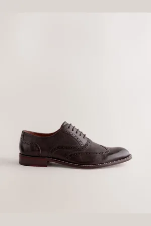 Next Læder Wing Kasket Broguesko Sko