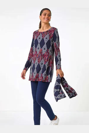 Roman Printed Longline Tunika44