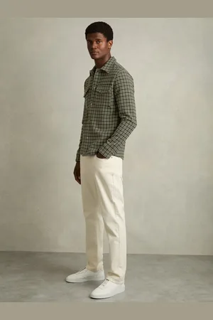 Reiss Glen Check Patch-Pocket OvershirtXL