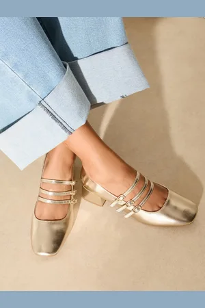 Friends Like These Low Block hæle Triple Strap Maryjane Courtskoeu37