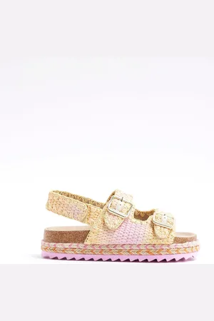 River Island Girls Ombre Raffia Sandalsuk10eu28