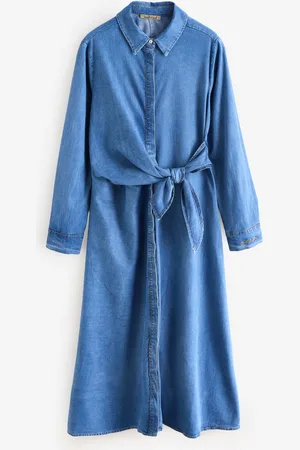 Smith & Soul Denim Midi Shirt Dresssmall