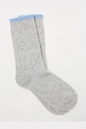 Fat Face FatFace Cable Cashmere Blend SocksEn