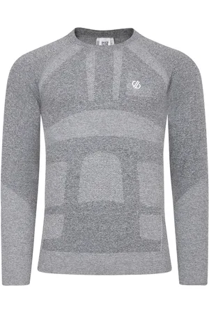 Dare 2B Mens Grey In The Zone III Long Sleeve Base Layer Topsmall