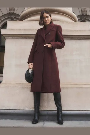 Forever New Chandelle Dobbeltradet Coat38