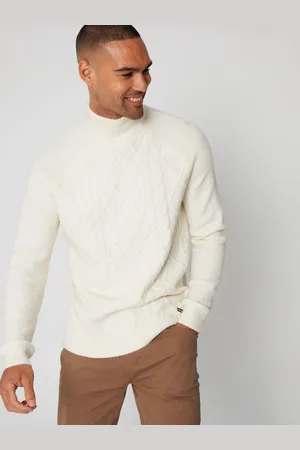 Threadbare Turtle Neck Kabelstrik TrøjeXXL
