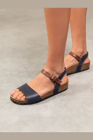 CELTIC & CO. Low Wedge Ankle Strap Sandalseu37