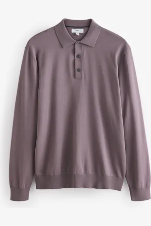 Next Strikket Langærmet Polo-skjorter3XL Reg