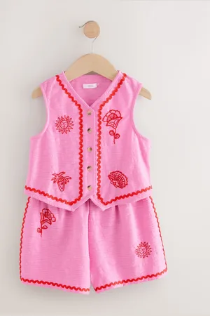 Next Broderede veste og korte