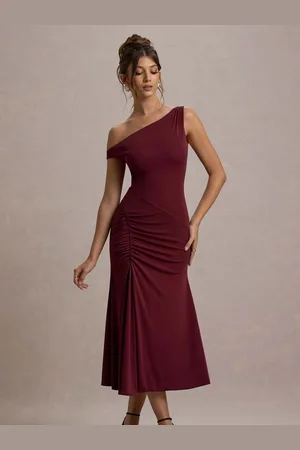Club L Kerensa One-Shoulder Midi Dress44