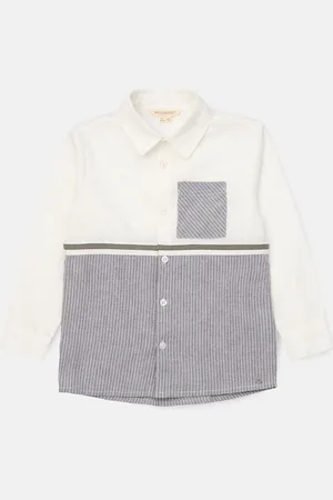 Angel & Rocket Hank Textured Stripe Block 100% Cotton Shirt14 år (164cm)