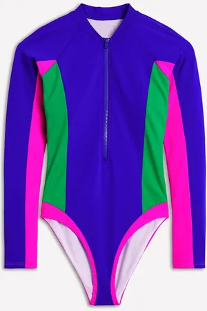 Boden Piped Raglan Sleeve Swimsuit36