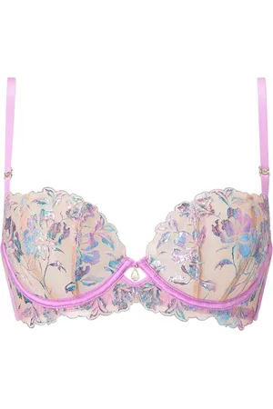 Ann Summers Euphoric Foiled Embroidery Non Pad Balcony Bra80C
