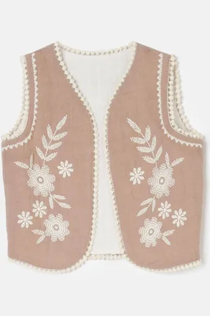 Angel & Rocket Lina Broderet Gilet3 - 4 år (98 - 104cm)