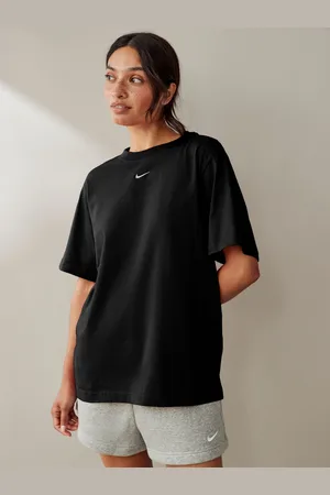 Nike Oversized Mini Swoosh Sportstøj 100% T-shirt i bomuld36-38
