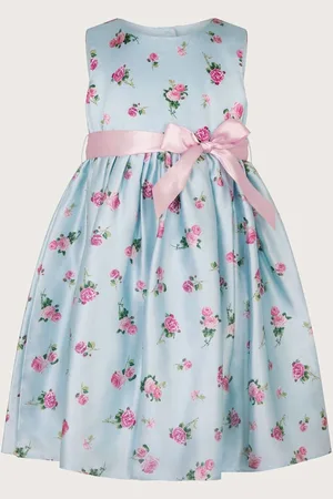 Monsoon Baby Ditsy Floral Prnt Satin Dress10 - 18 måneder (76 - 86cm)