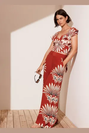 mint&berry Print Wrap Topmedium