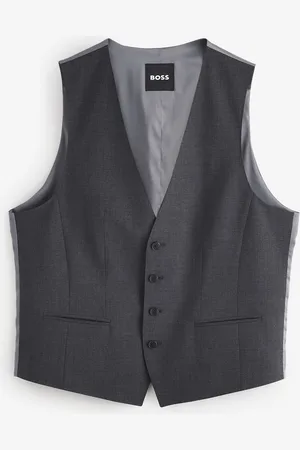 HUGO BOSS Single Breasted Buttoned Waistcoat48 Almindelig (UK 38 R)