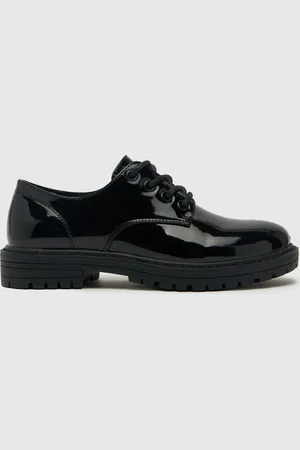 Schuh Black Lychee Lace Shoes