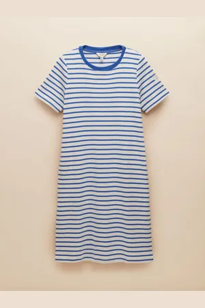 Joules Eden Striped Short Sleeve Jersey Dress38