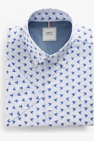 Next Easy Iron Button Down Kortærmet Oxford skjorteXXL