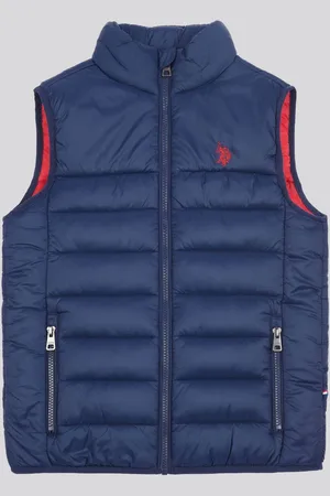 U.S. Polo Assn. U. S. Polo Assn. Boys Panelled Quilted Gilet14 - 15 år (164 - 170cm)