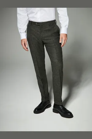 Next Regular Fit Trimmed Neppy Nova Fides Suit Trousers36B x 29L (UK 36 S)