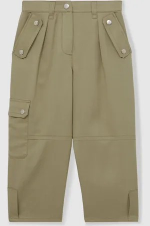 Reiss Cleaton Lyocell Linen Cargo Trousers116122cm