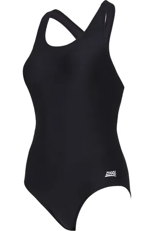 Zoggs Cottesloe Flyback Ecolast Black Swimsuit One piece38