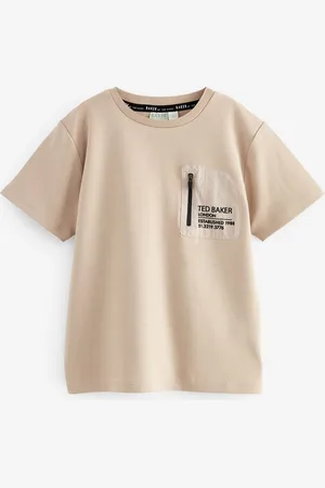 Ted Baker 100% Cotton Zip T-Shirt12 år (152cm)