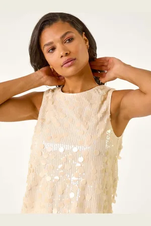 Roman Circle Sequin Sleeveless Top48