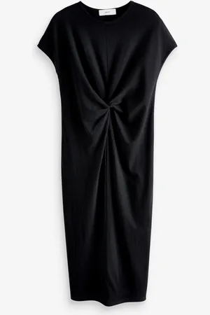 Next 100% Bomuld Twist Kortærmet T-shirt Sommer Kjole34 Petite