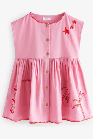 Next Button Through 100% Cotton Dress (3mths-10yrs)9 - 12 måneder (74 - 80cm)