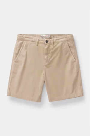 Aubin 100% Cotton Stamford Chino Brown Shorts32r