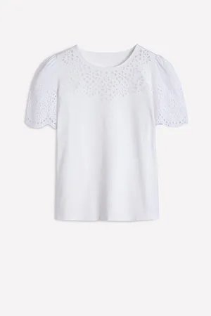 Boden Isabel Broderie 100% Cotton Top40