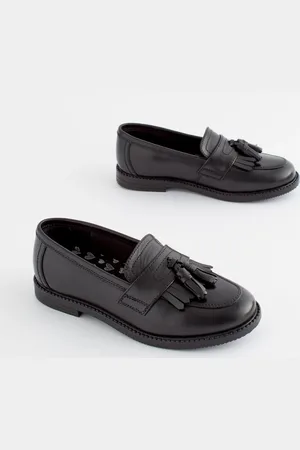 Next Leather Tassel Loafer School Shoes