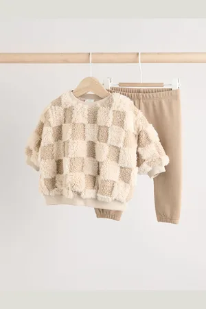 Next Baby Fleece Top and Joggers Set9 - 12 måneder (74 - 80cm)