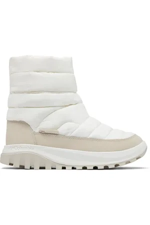 Columbia Snowtrot Mid Quilted Snow Hvid Støvler