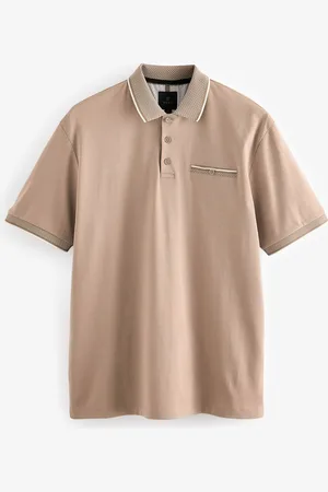 Next 100% Bomuld Kortærmet Smart Krave Polo ShirtL