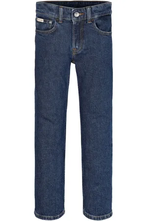 Calvin Klein Autentiske mellemhøjde lige jeans166168cm