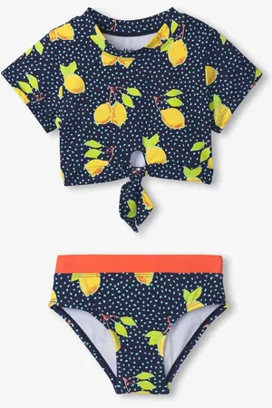 Hatley Blue Fresh Lemons Short Sleeve Tankini Set104110cm