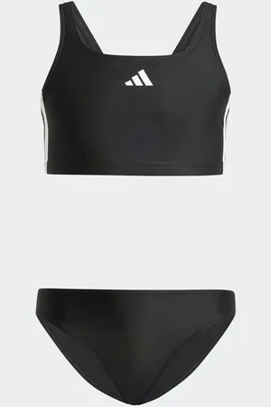 adidas 3 Stripe V Back Bikini Briefs9 - 10 år (134 - 140cm)