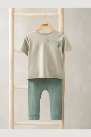 Mamas & Papas Green Exploring T-Shirt And Leggings Set9298cm