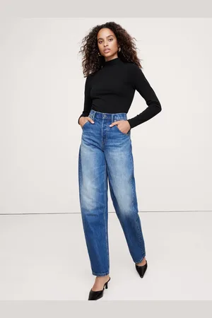 Banana Republic Raffineret Mock-Neck Langærmet T-shirtL