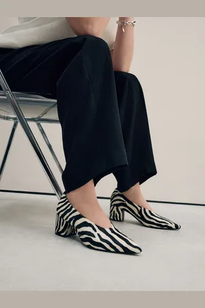 Next Forever Comfort Læder Point Toe Low Block hæleeu40