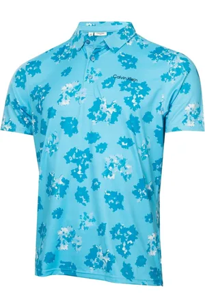 Calvin Klein Cyber Floral Printed Polo ShirtStor