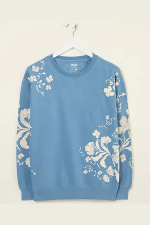 Fat Face FatFace Floral Print Crew Sweatshirt